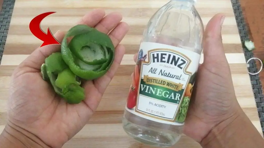 Cáscaras de limón con vinagre blanco, si las combinas ahorras mucho dinero