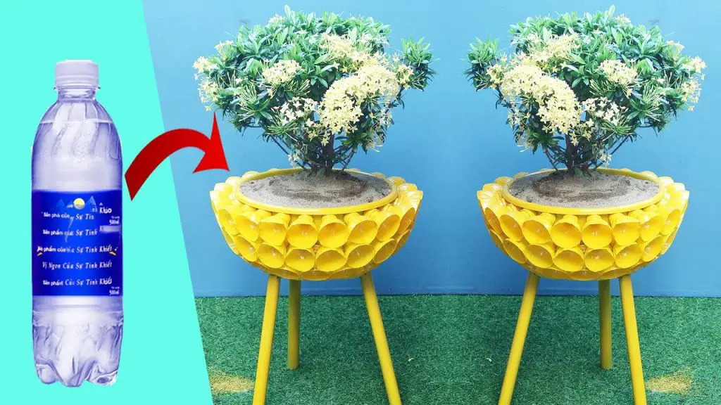 Creative Flower Pot Ideas Using Plastic Bottles