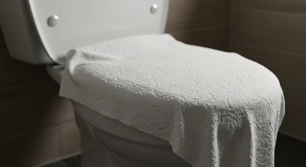 Never put toilet paper on the toilet, it’s a big mistake: there’s no going back