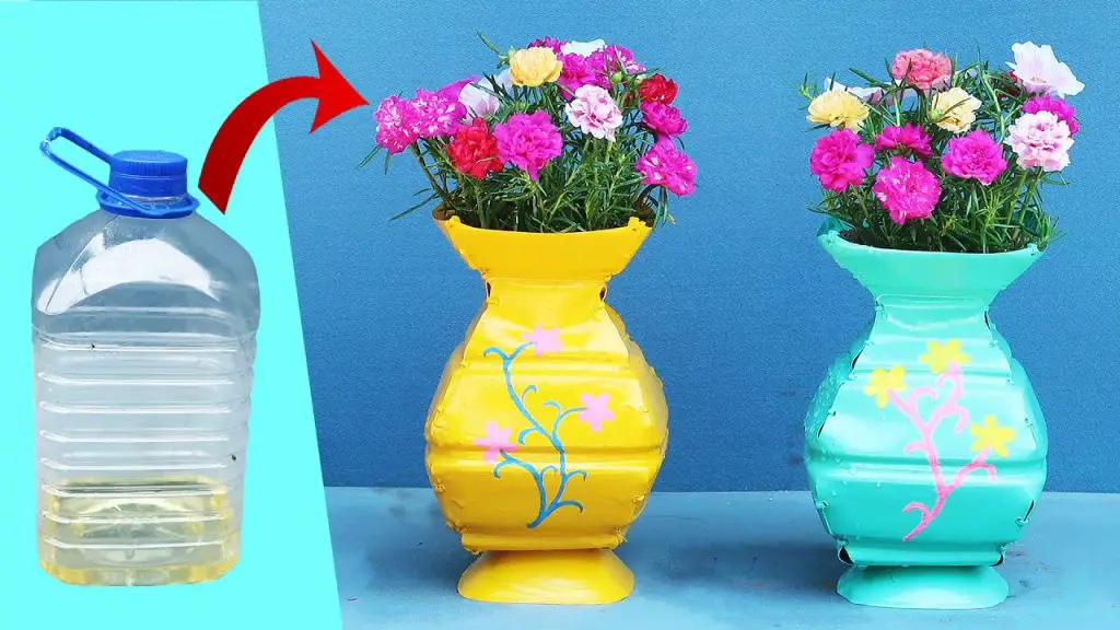 Transforming Plastic Bottles and Pots into Beautiful Planters for Small Balconies