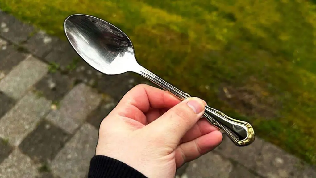 Leave a spoon in the garden before going to sleep: because many people do it