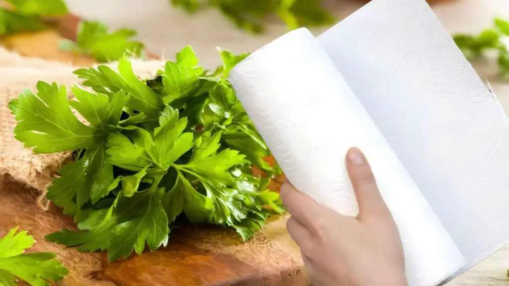 Parsley, the chef’s secret to making it last for months: it no longer rots